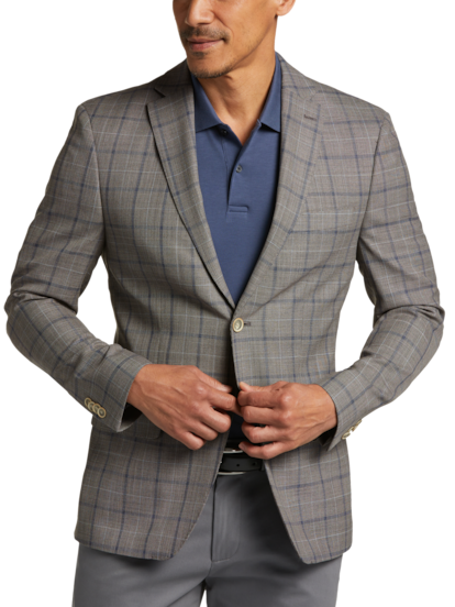 Tommy Hilfiger Men's Check Modern-Fit Sport Coat