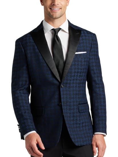 Slim Fit Houndstooth Formal Dinner Jacket