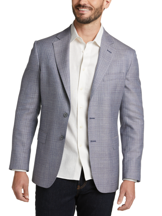 Joseph Abboud Modern Fit Plaid Soft Jacket | Men's | Moores Clothing