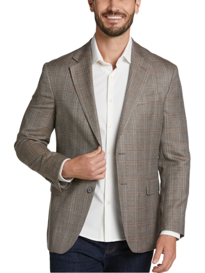 Joseph Abboud Modern Fit Windowpane Soft Jacket Men s Moores