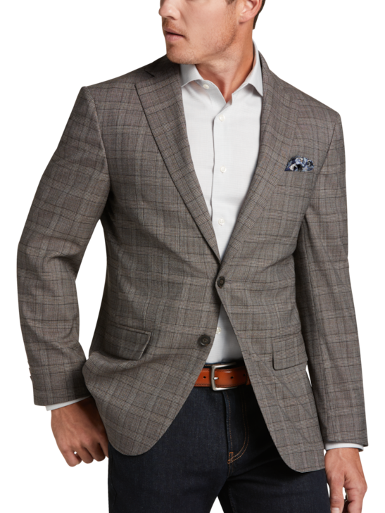 Awearness Kenneth Cole Modern Fit Plaid Sport Coat | Men's | Moores ...
