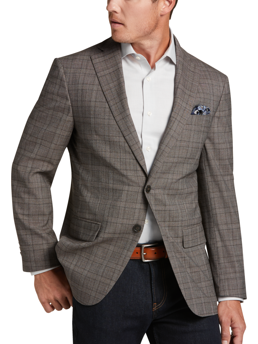Awearness Cole Modern Fit Plaid Sport Coat Men's Moores