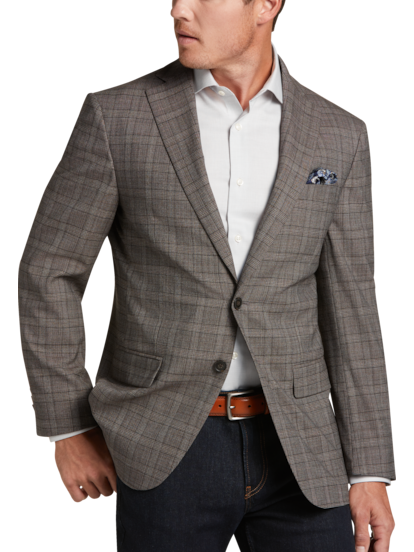 Plaid shirt with 2025 plaid sport coat