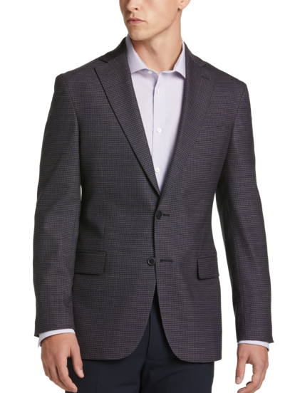 Awearness Kenneth Cole Modern Fit Check Sport Coat Men s