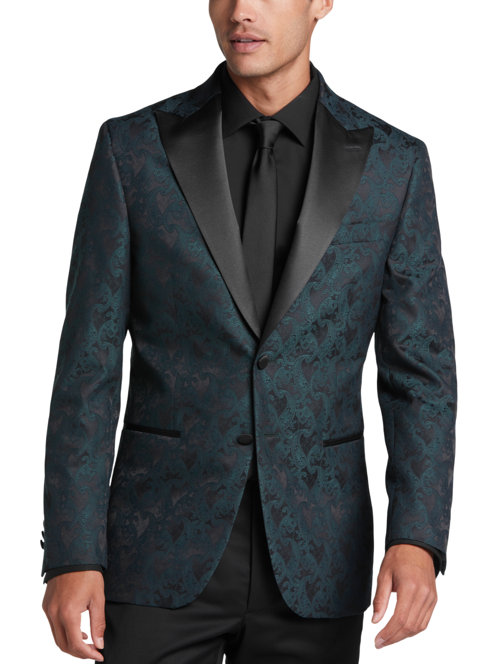 Egara Slim Fit Paisley Dinner Jacket Men's Moores Clothing