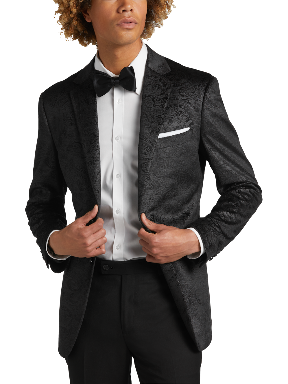 After Hours Slim Fit Notch Lapel Velvet Dinner Jacket Men's Moores