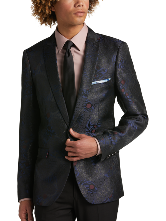 Paisley & Gray Slim Fit Floral Dinner Jacket | Men's | Moores Clothing