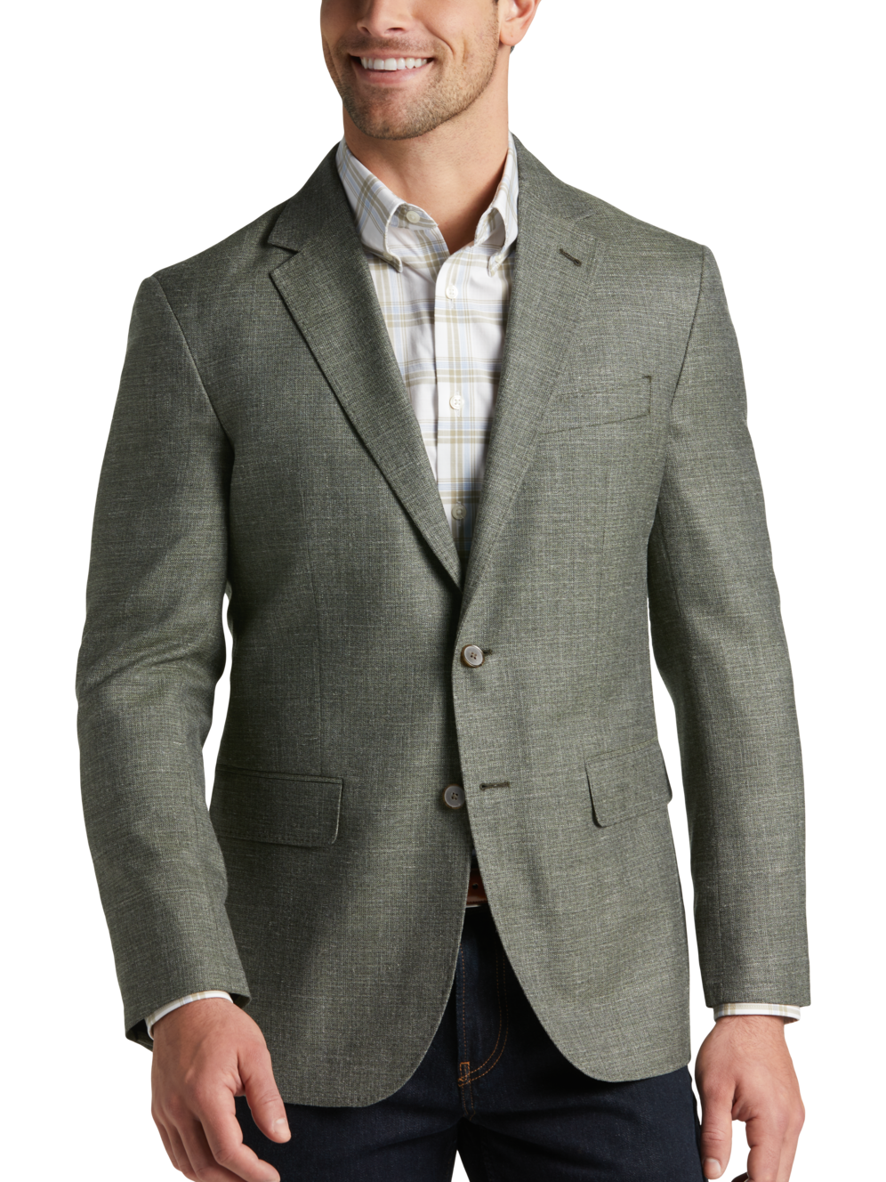 Joseph Abboud Modern Fit Notch Lapel Tic Sport Coat Men's Moores