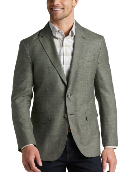 Joseph Abboud Modern Fit Notch Lapel Tic Sport Coat, Men's