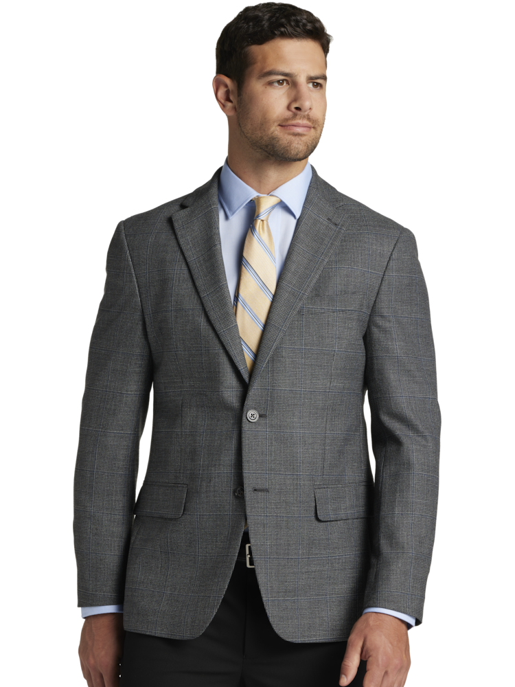 Grey Open Weave Sport Coat