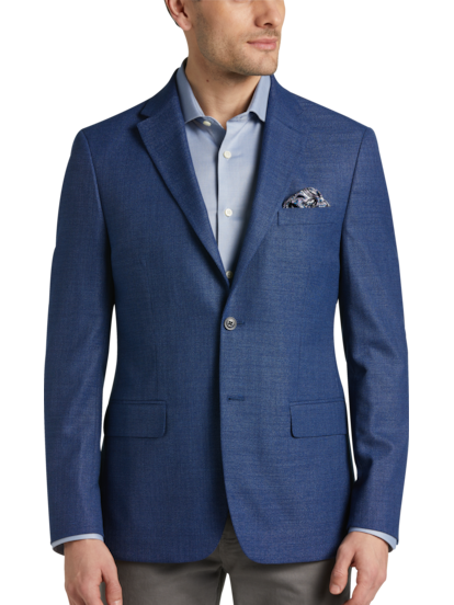 TIC WEAVE TEXTURED SOLID MODERN FIT SPORTCOAT