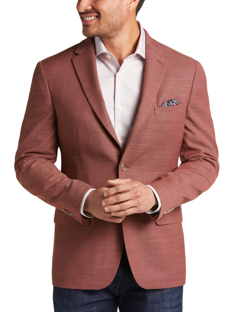 Men's wearhouse red blazer shop
