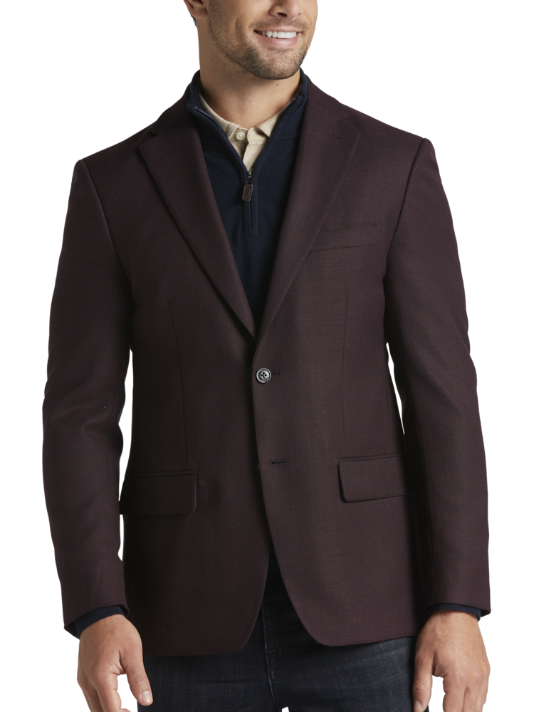 Burgundy Sport Coats & Blazers for Men, Sport Coats