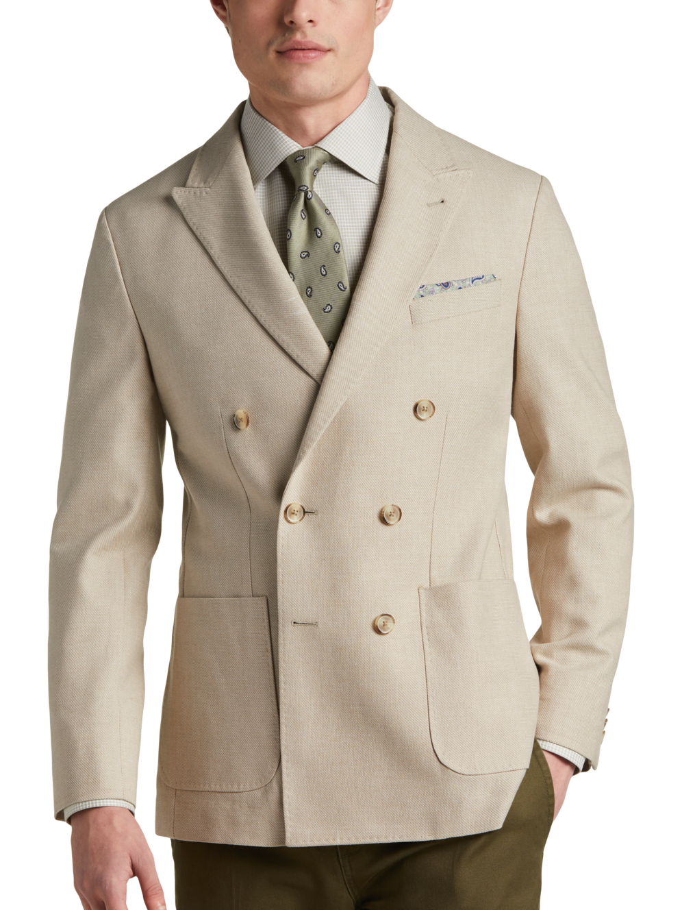 Joe Joseph Abboud Slim Fit Double Breasted Sport Coat Men's Moores