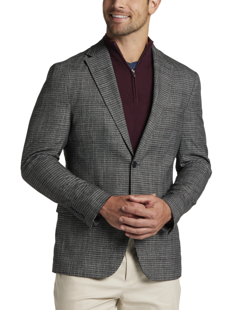 Plaid wool sport coat on sale