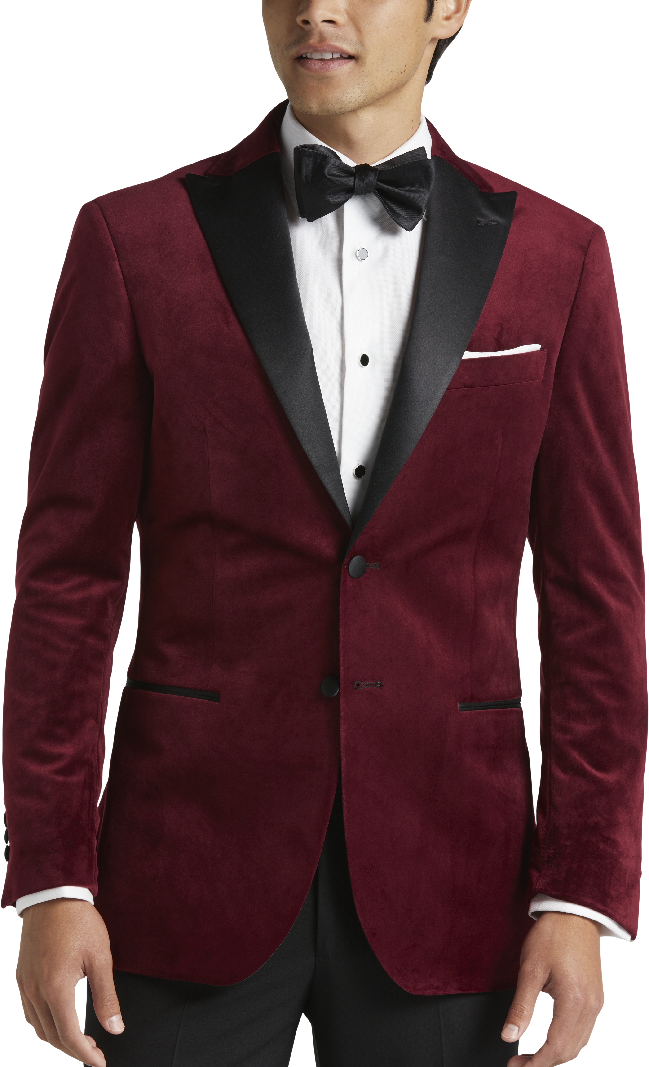 Ruby Red Venice Velvet Slim Fit Tuxedos  Velvet dinner jacket, Slim fit  tuxedo, Red velvet jacket