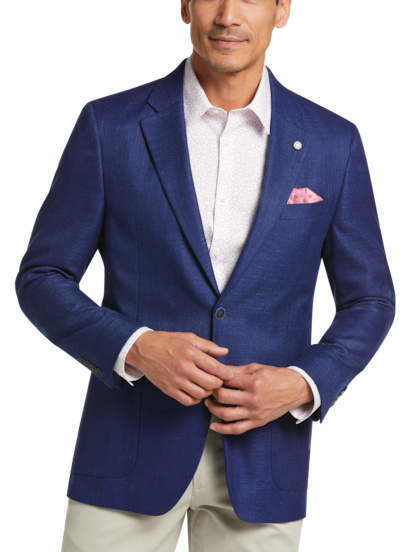 Navy blue 2025 mens sport coat