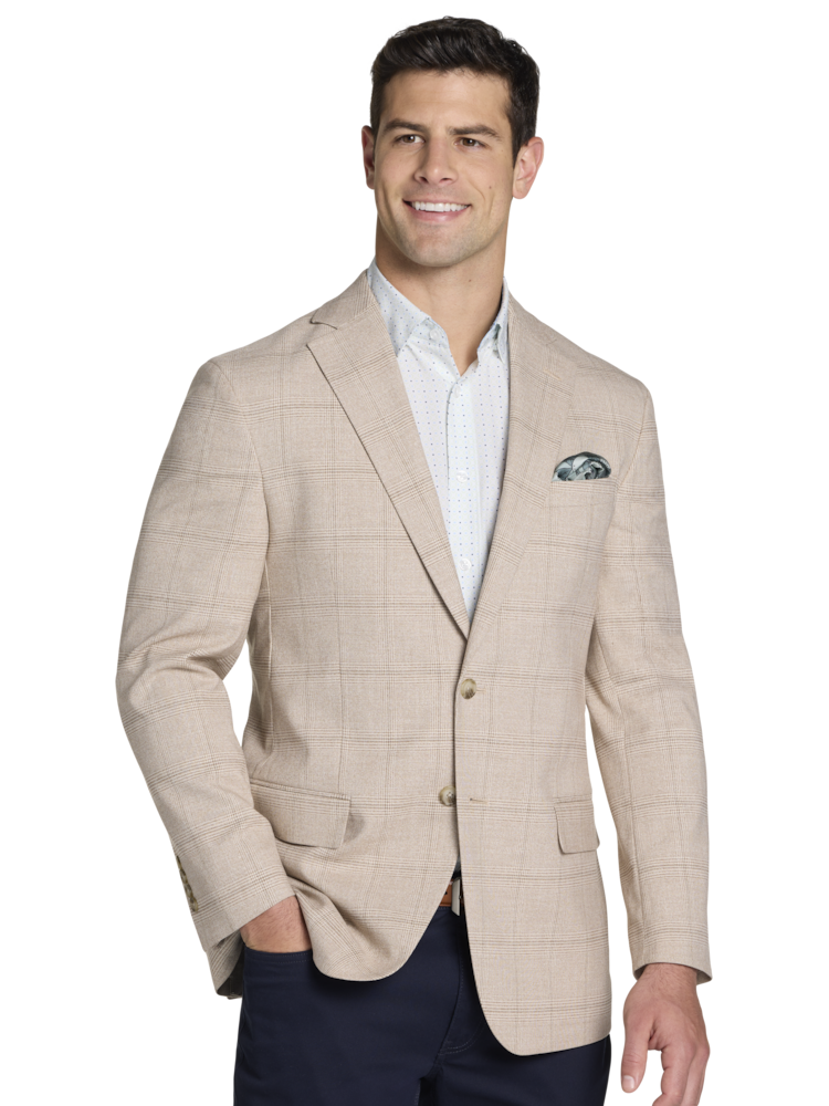 Beige blazer coat new arrivals