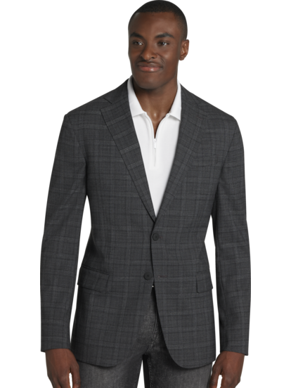Kenneth cole plaid coat top