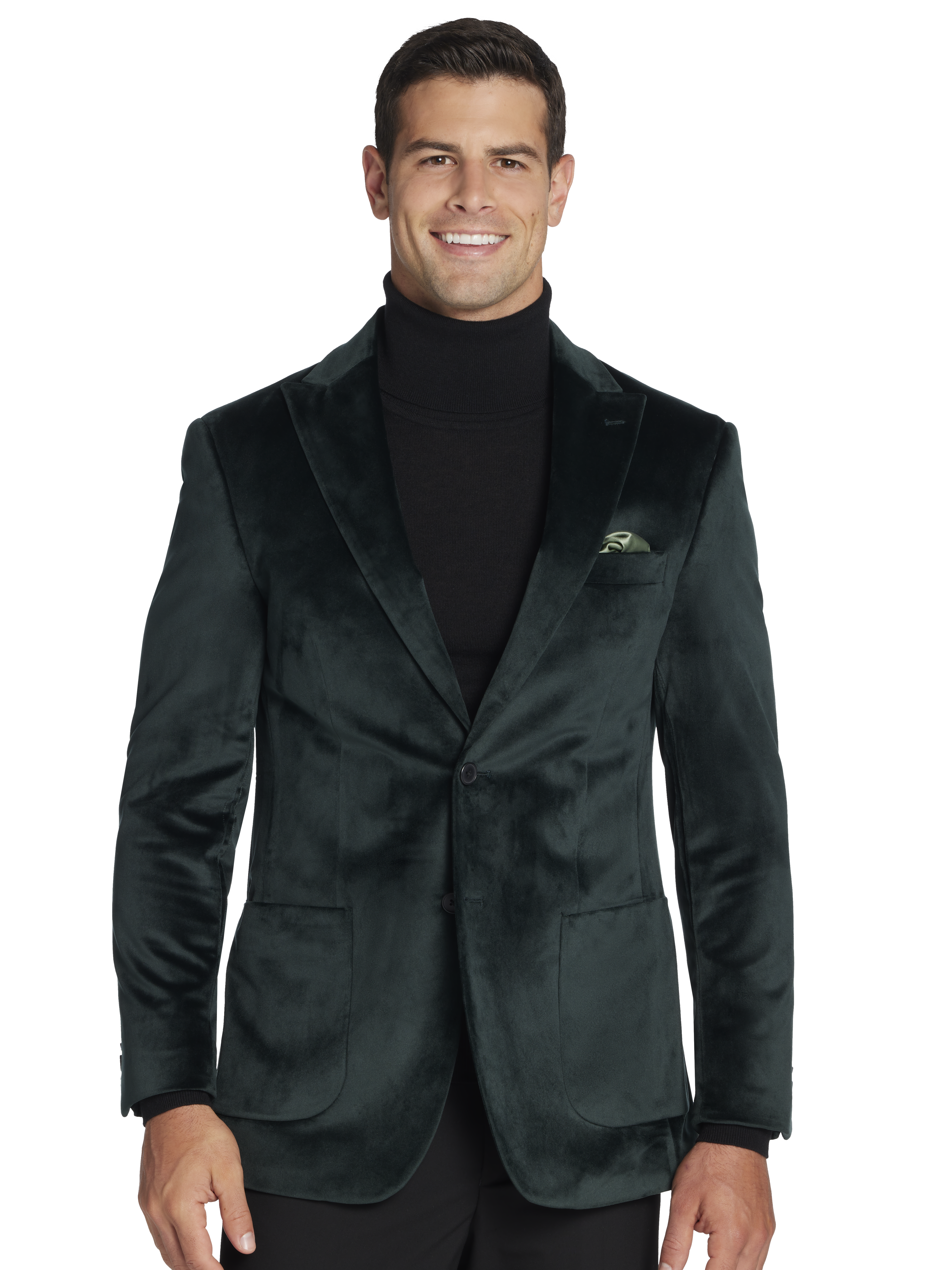 Joseph Abboud Modern Fit Velvet Dinner Jacket | Men's