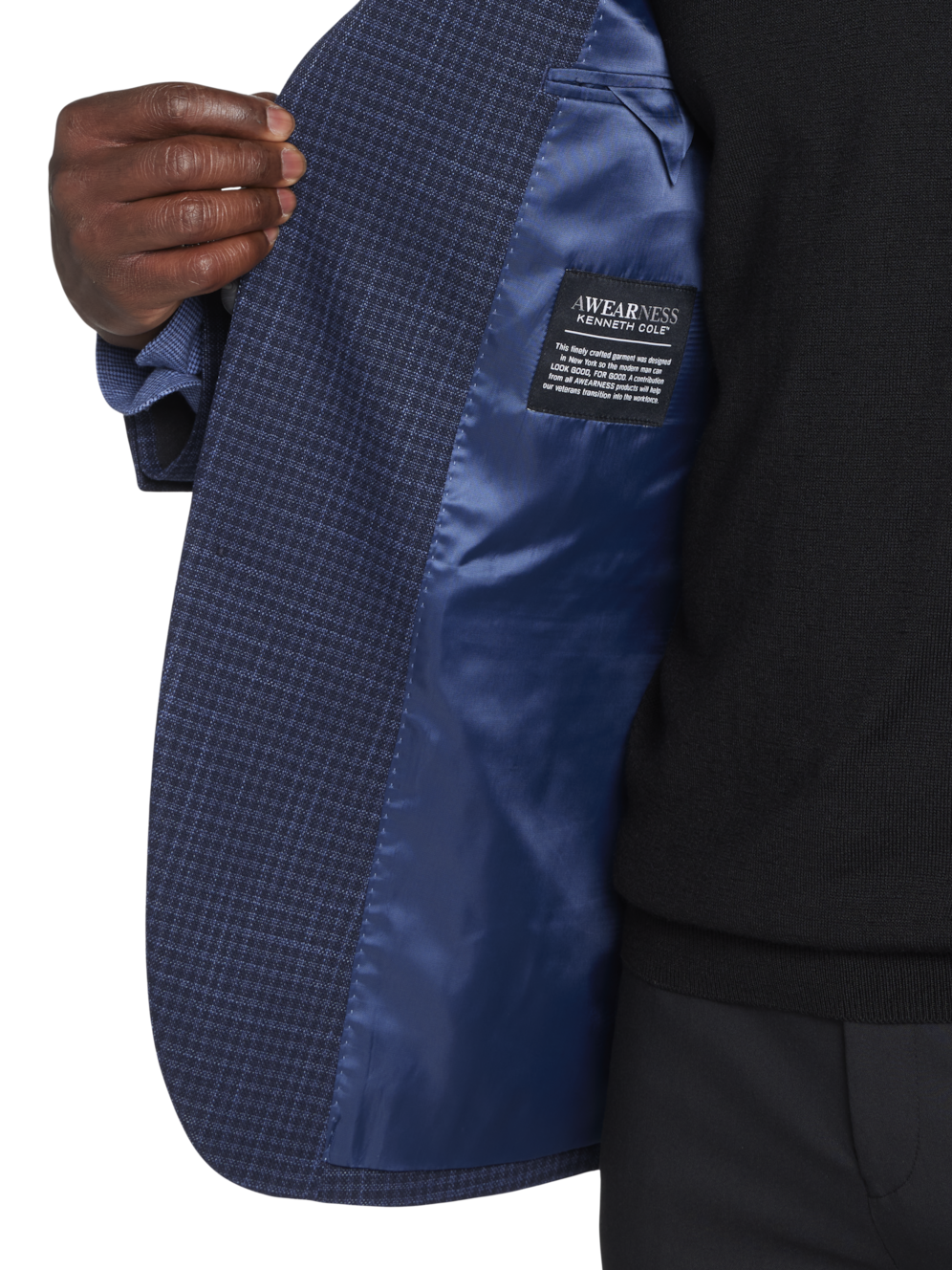 Awearness Cole Check Modern Fit Sport Coat Men's Sport Coats