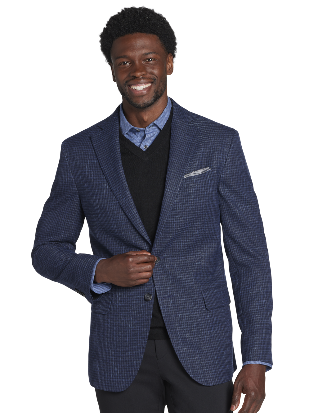 Awearness Cole Check Modern Fit Sport Coat Men's Sport Coats