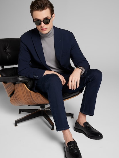 Awearness Kenneth Cole Modern Fit Plaid Seersucker Sport Coat