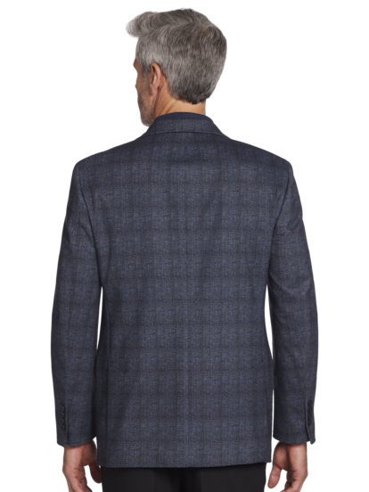 Michael Strahan Classic Fit Plaid Sport Coat Men s Sport Coats Blazers Moores Clothing