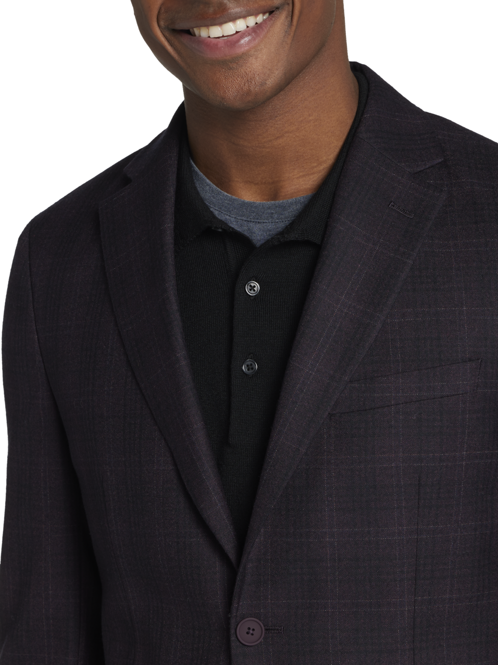 Calvin Klein Slim Fit Plaid Sport Coat Men's Sport Coats & Blazers