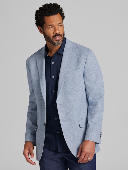 Awearness Kenneth Cole Modern Fit Plaid Sport Coat | Men's