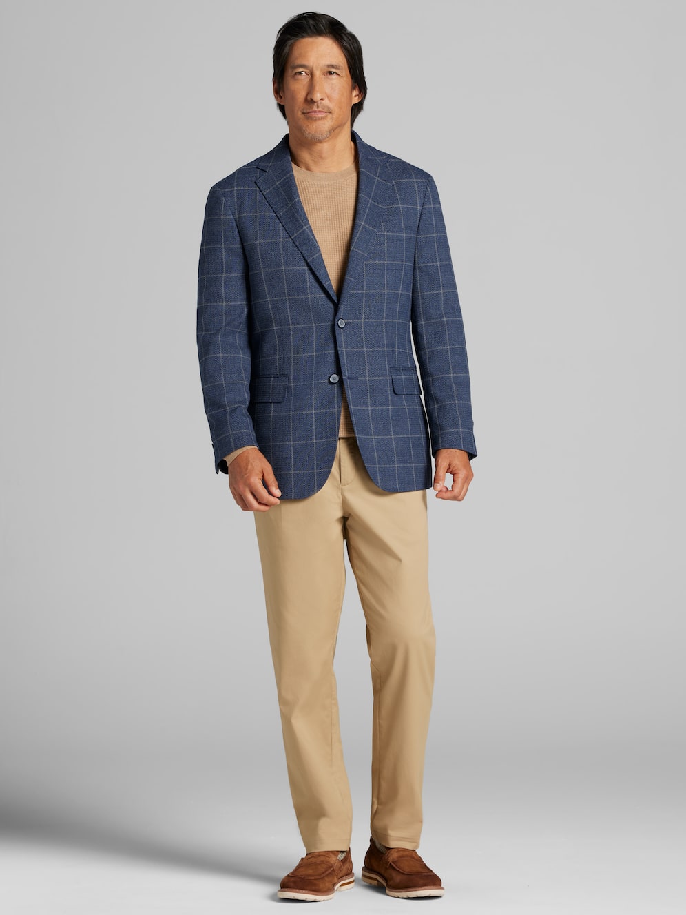 Joseph Abboud Classic Fit Windowpane Plaid Sport Coat | Men's | Moores ...