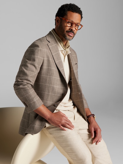 Joseph Abboud Modern Fit Windowpane Plaid Sport Coat | Men's