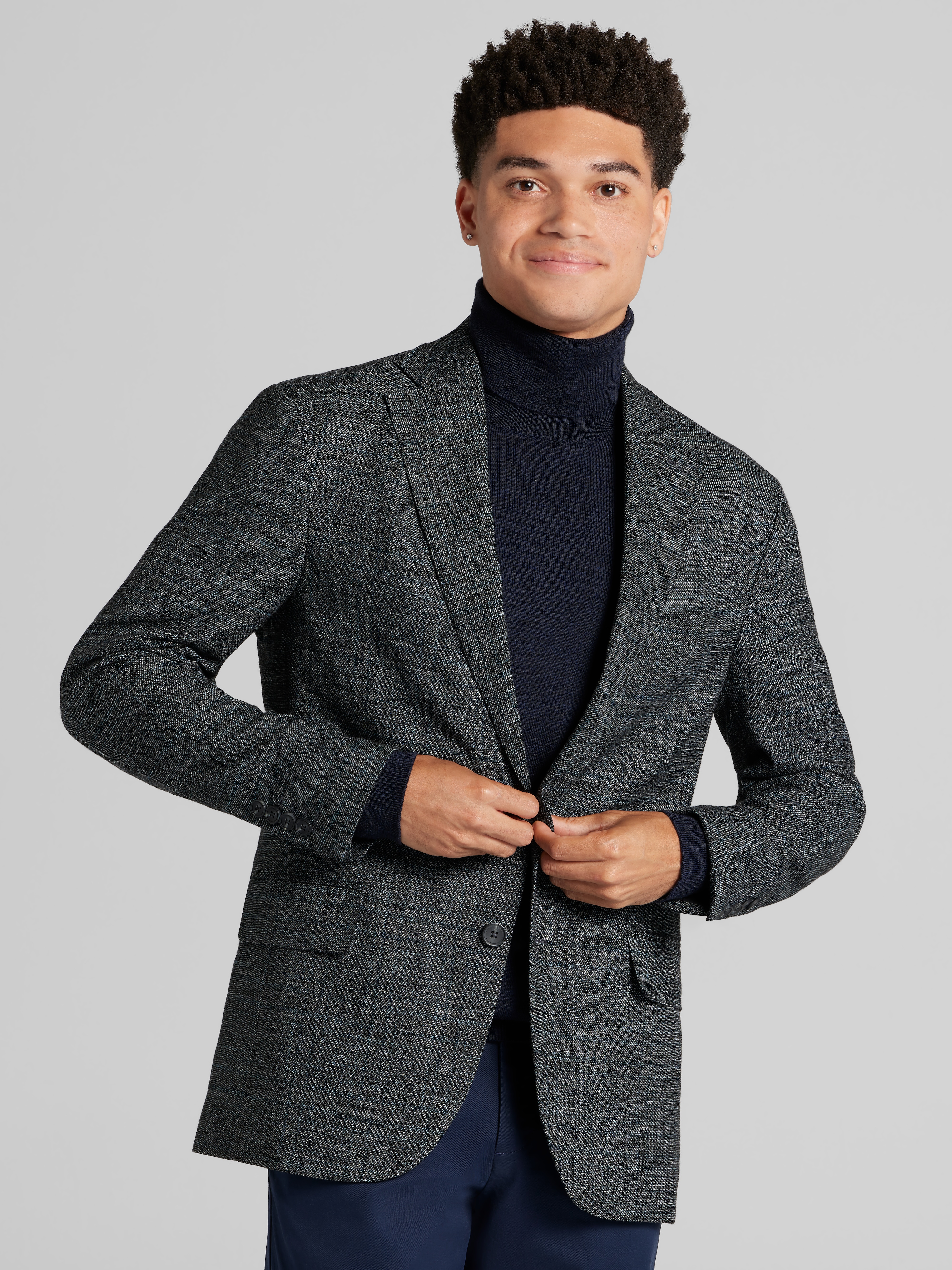Awearness Kenneth Cole Veston Sport Carreauté À Coupe Ajustée | Hommes ...