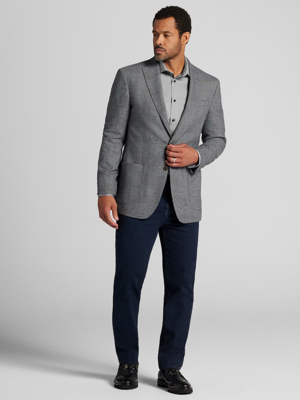 Wilke-rodriguez Modern Fit Plaid Sport Coat | Men's Sport Coats ...