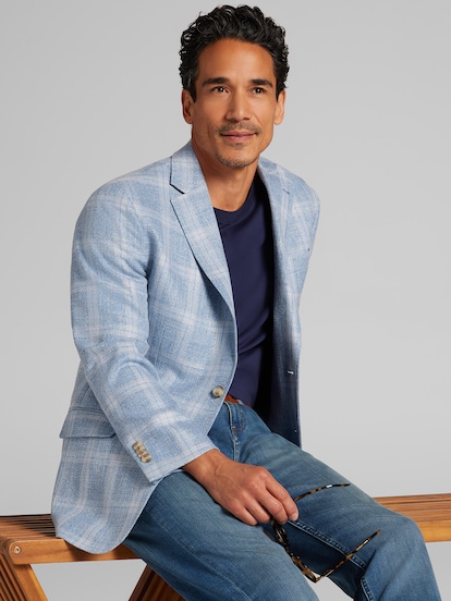 Joseph Abboud Modern Fit Plaid Sport Coat | Men's Sport Coats