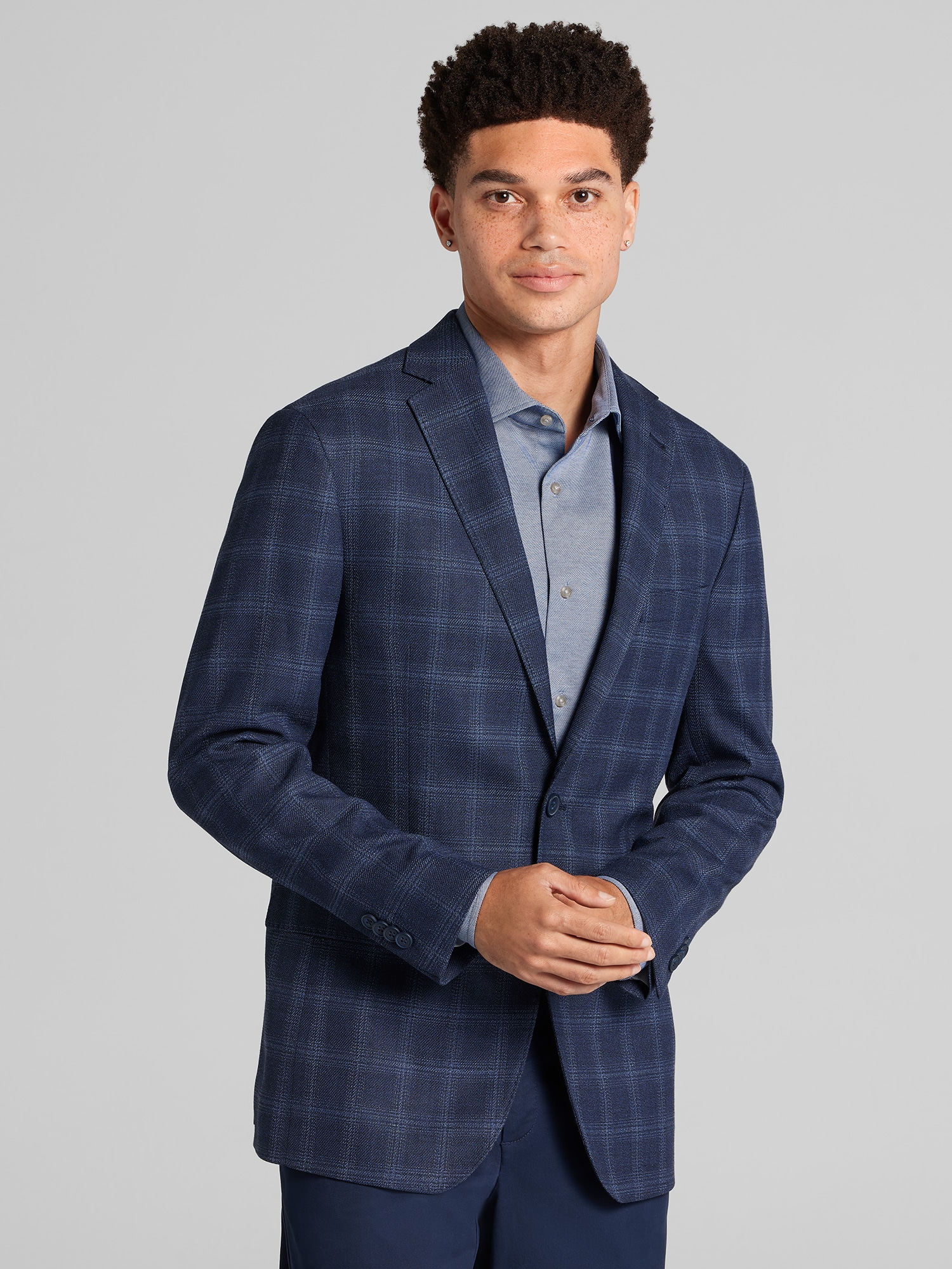 Awearness Kenneth Cole Veston Sport Carreauté À Coupe Ajustée | Hommes ...