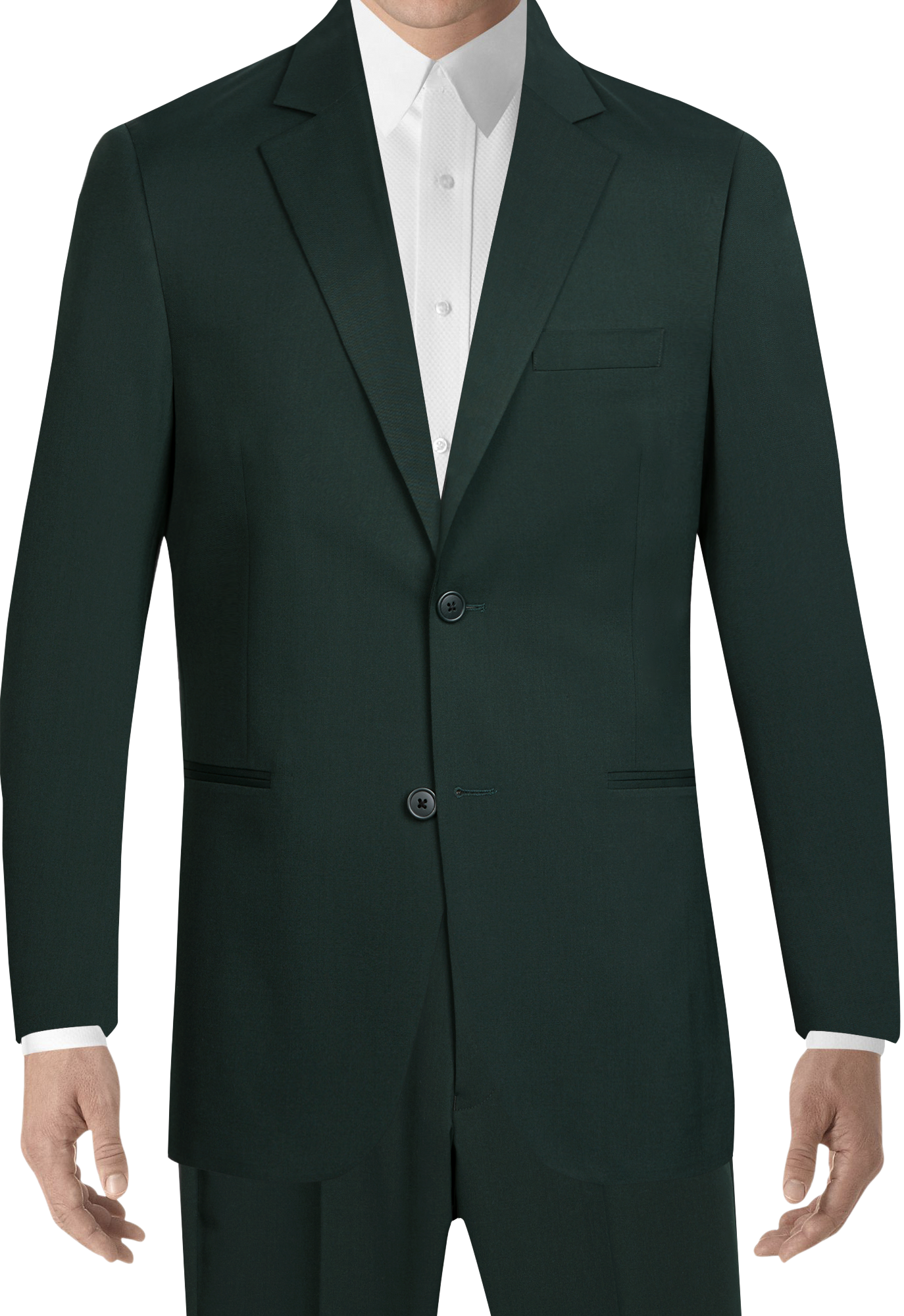 Awearness Kenneth Cole Complet vert en laine haute performance (1938)