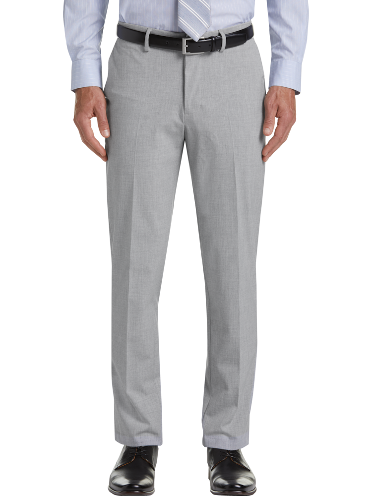 Men Suit Trouser Ankle Dress Pants Slacks Formal Business Office