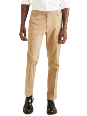 FITHUB Men's Cotton Blend Solid Pattern Trouse Pant Casual Formal Wear Color  (Beige) : : Clothing & Accessories