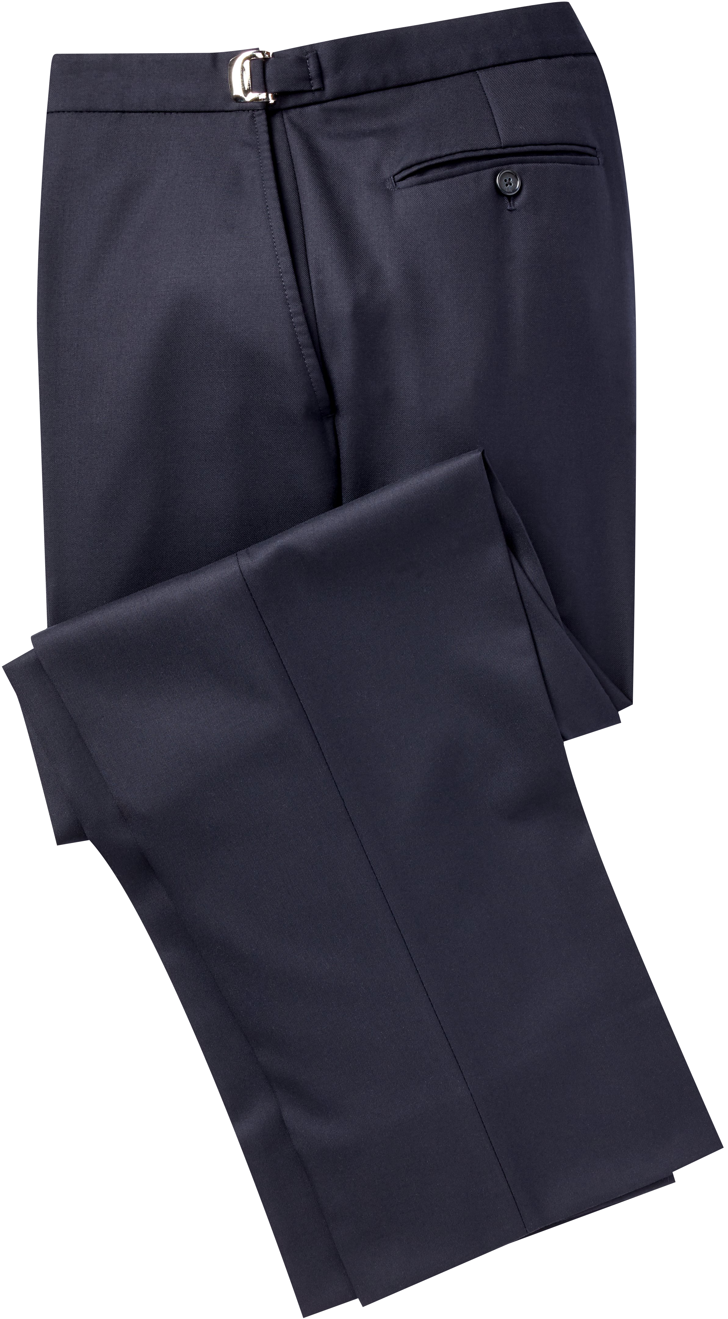 Pantalon Joseph Abboud bleu marine sans pli à l'avant (2150)