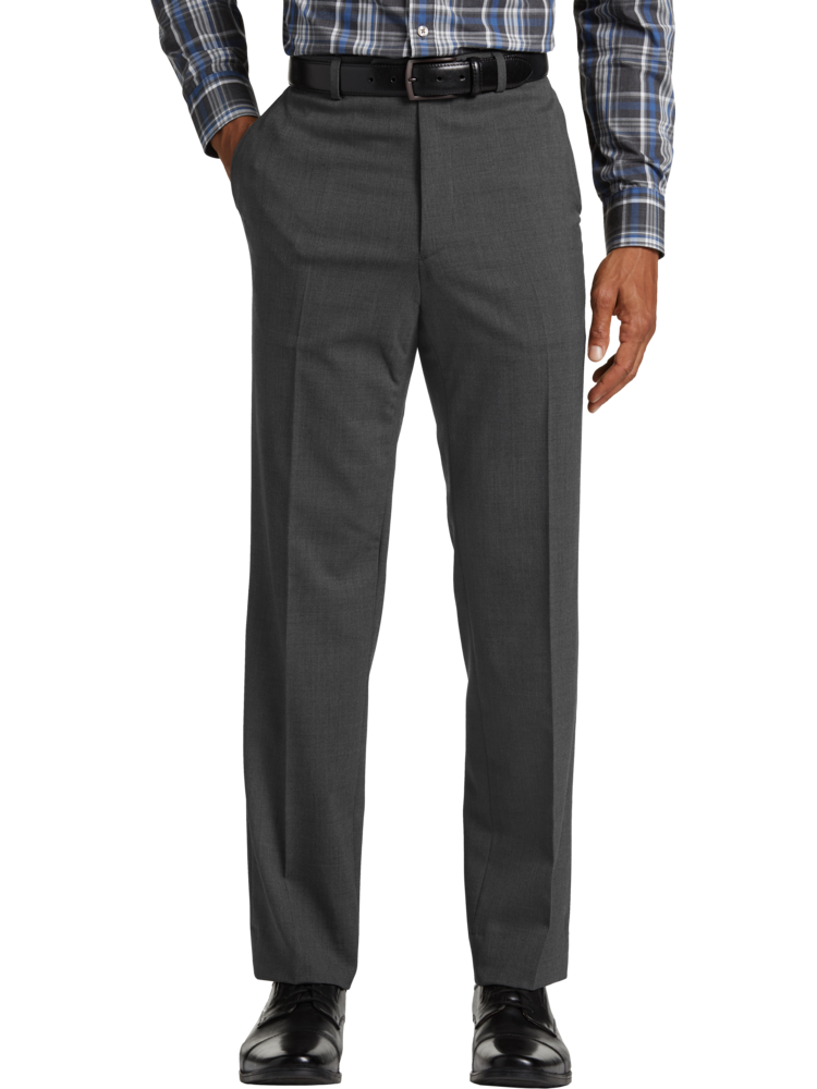 Grey Trousers - Scaggs Style 334 - Lowes Menswear