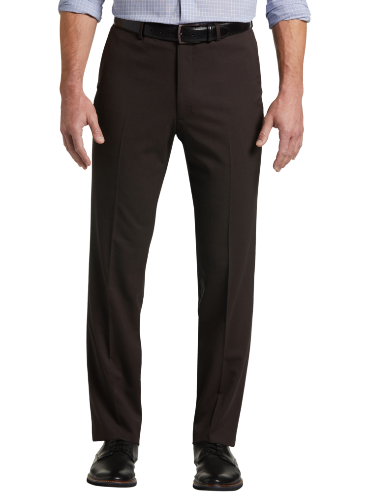 Mens Flat-Front Pants - Bottoms, Clothing