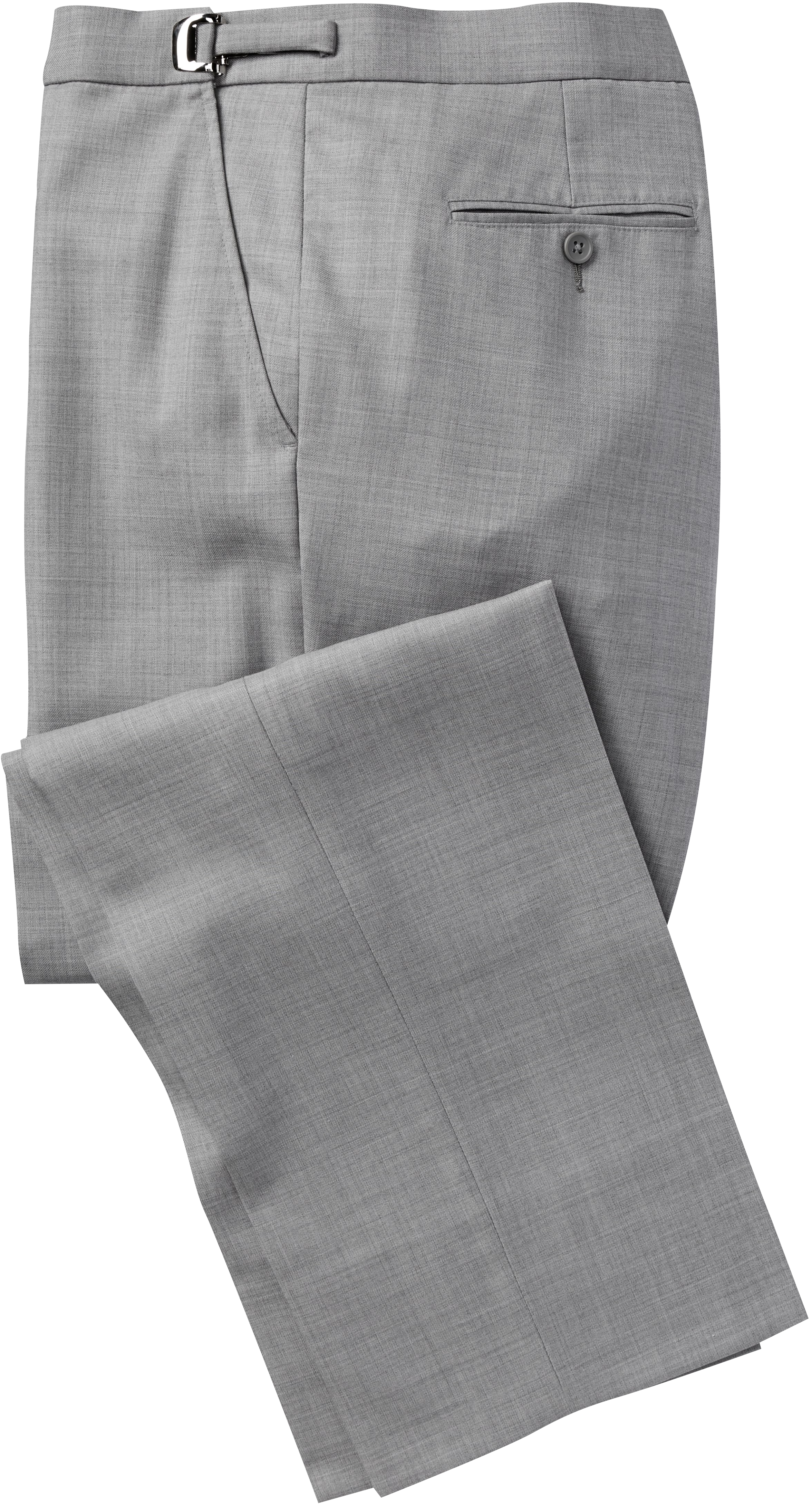 Pantalon Joseph Abboud gris sans pli à l'avant (2180)