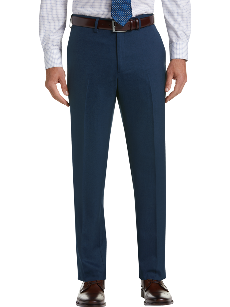 Haggar Men's Performance Comfort Stretch Flat Front Dress Pant