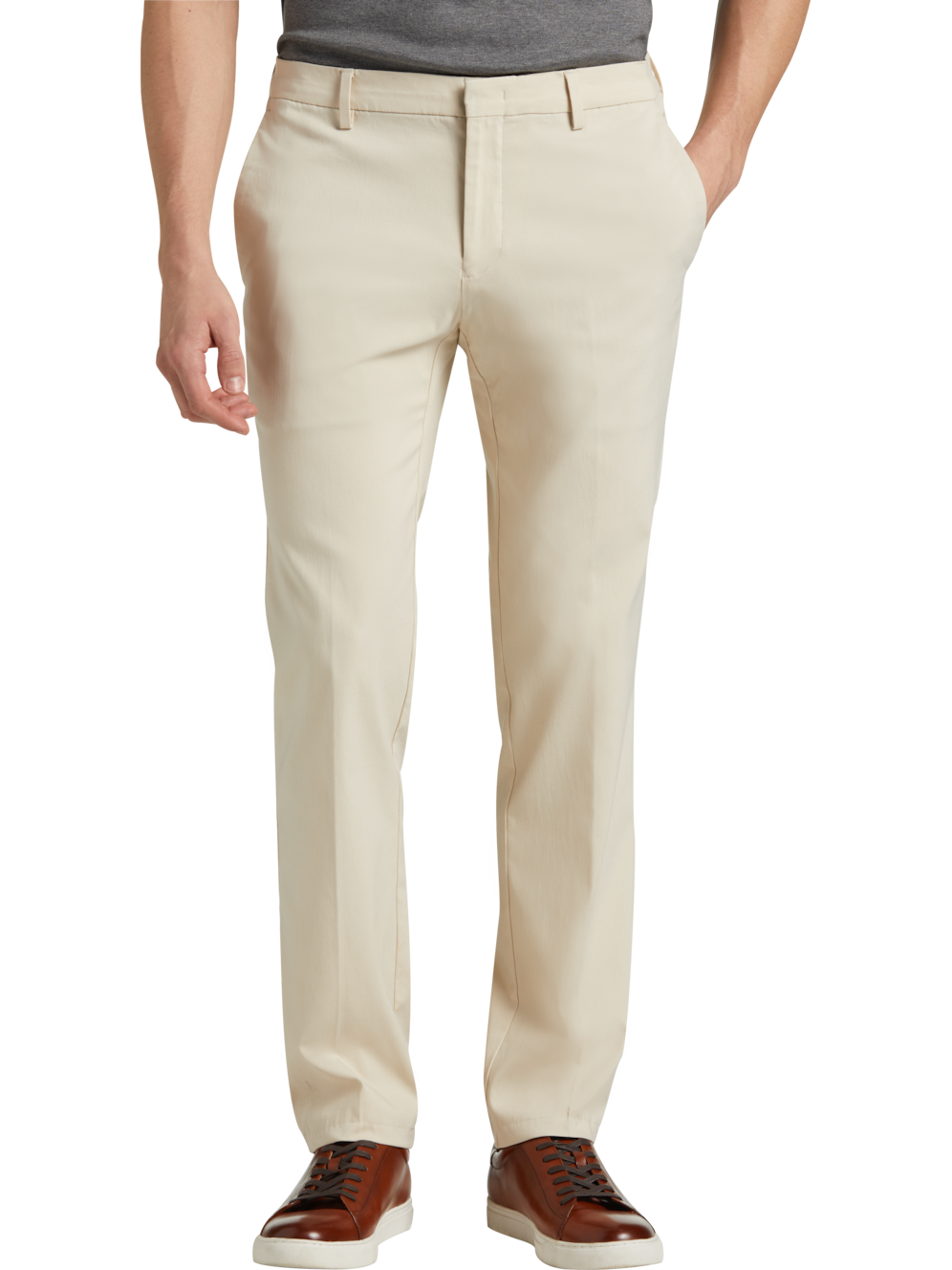 Kenneth Cole Men's Slim Fit 5 Pocket Tech Pants Blue Size 33X32