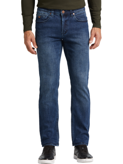 Black Bull Slim Fit Fleece Lined Jeans | Men's | Moores Clothing