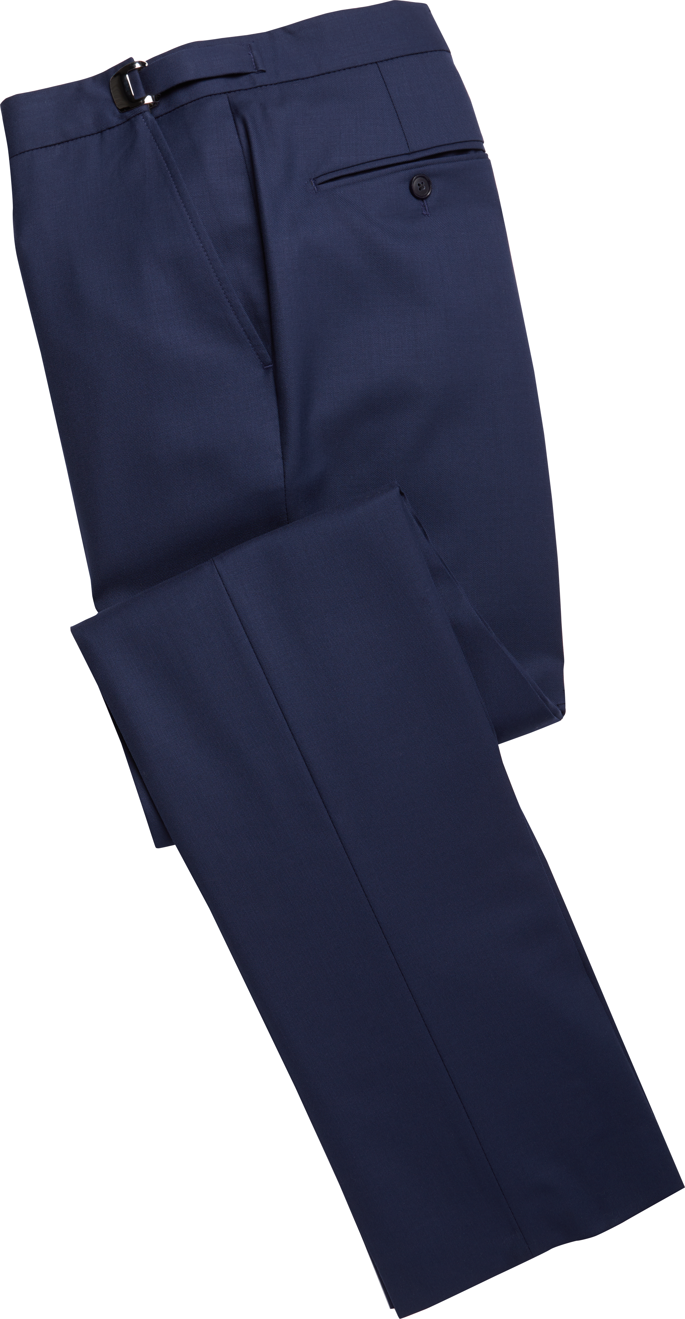 Pantalon BLACK by Vera Wang bleu sans pli à l’avant (2219)