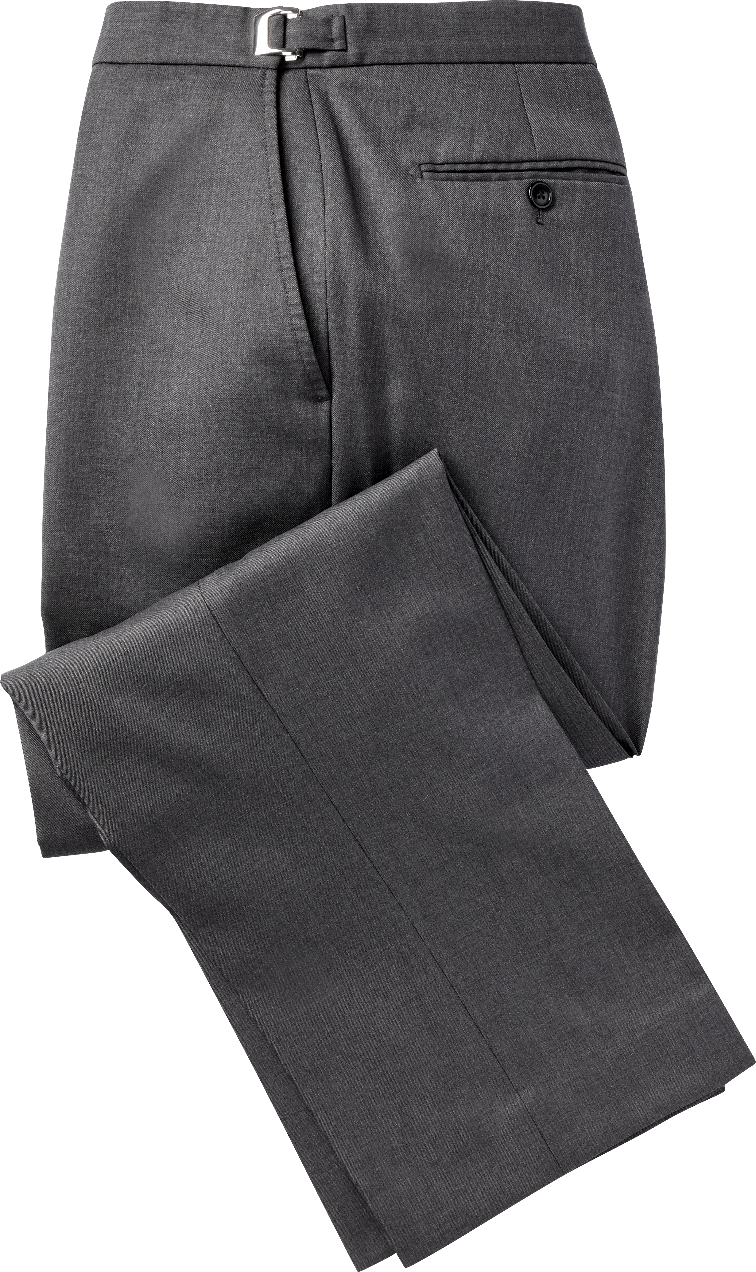 Pantalon Joseph Abboud gris sans pli à l'avant (2370)