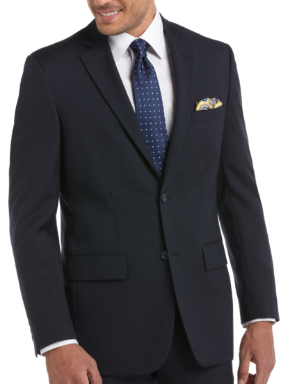 Studio Plain Navy Performance Suit Jacket