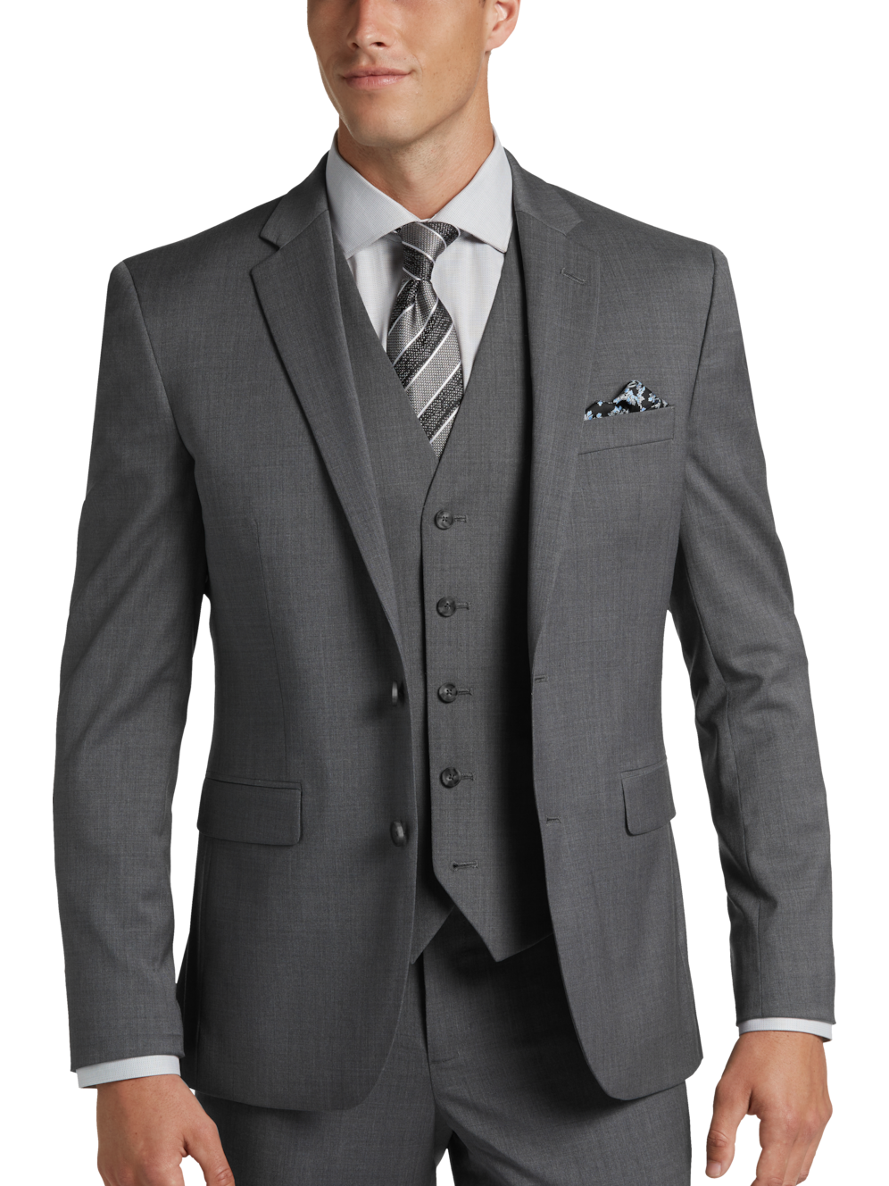 Awearness Kenneth Cole Awear-tech Slim Fit Suit Separates Vest | Men's ...